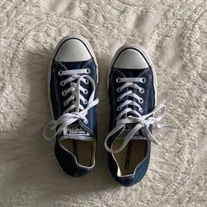 Navy Low Top Converse